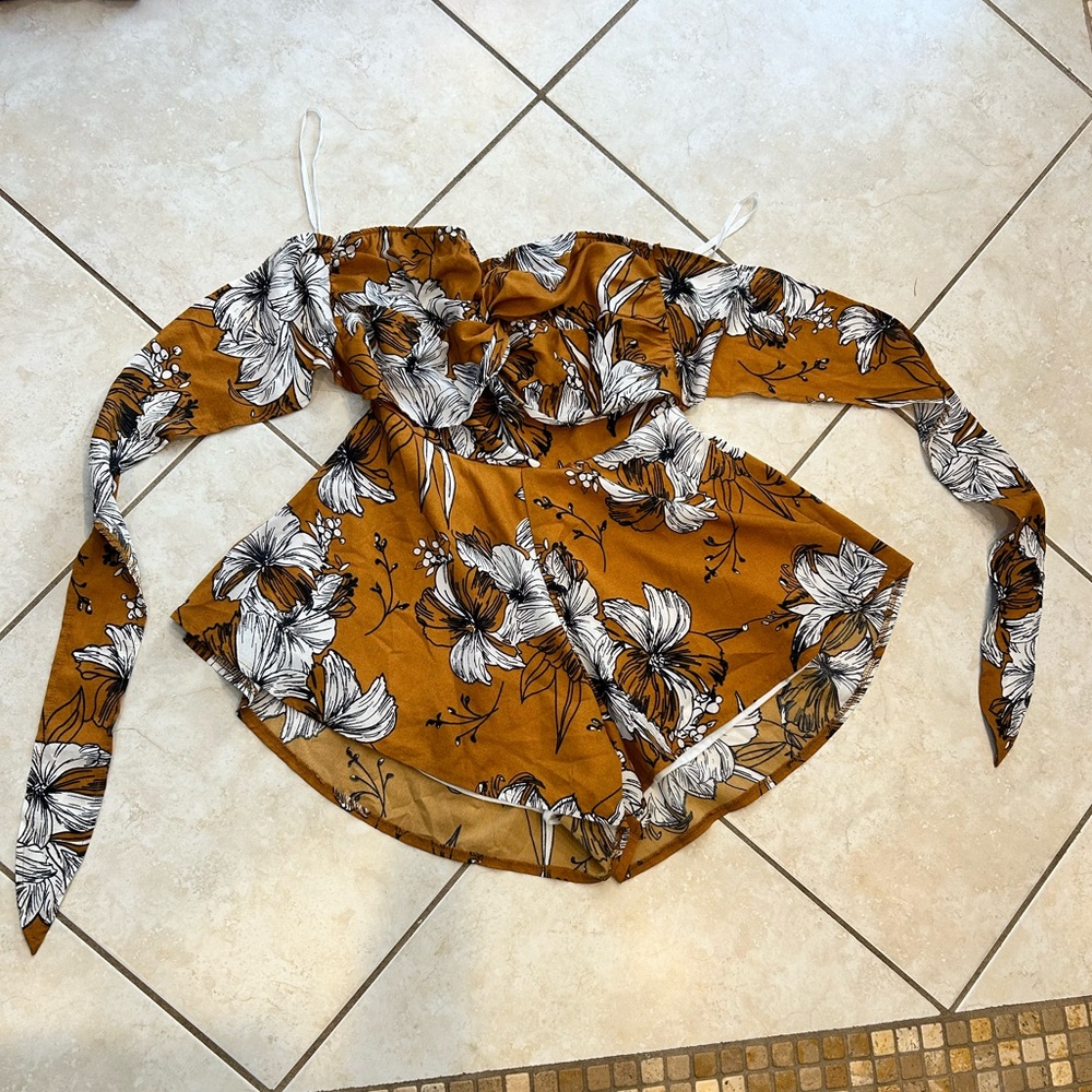 Super Cute Backless Romper